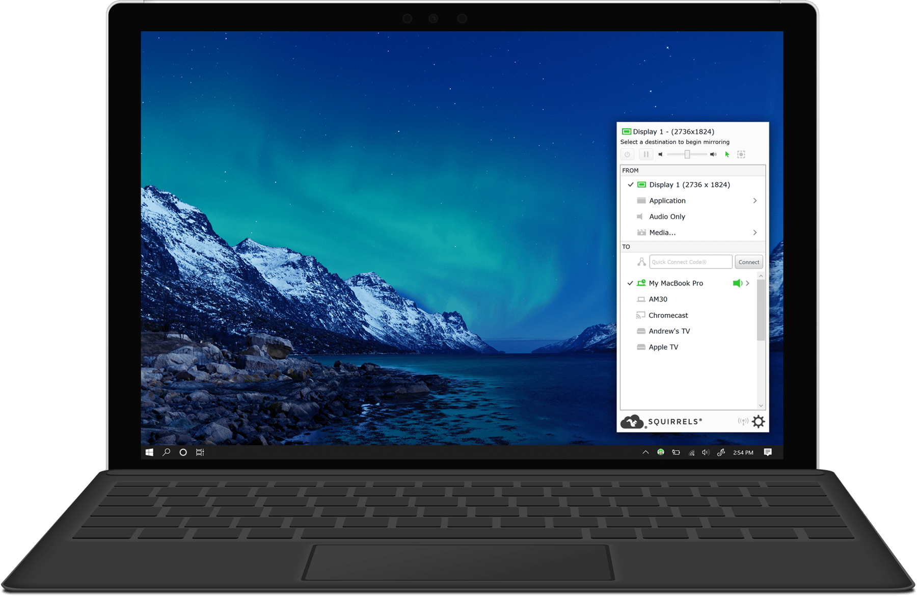 How to Wirelessly Stream a Windows Surface Pro to a Computer or